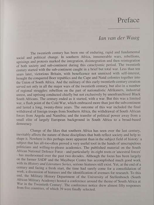 Scienta Militaria South African Journal of Military Studies Editor Lt Col Ian van der Waag