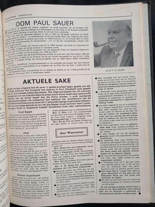 Die Kruithoring Julie 1966-Mei 1973