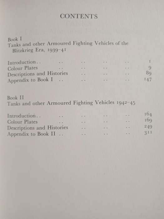 Tanks & Other Armoured Fighting Vehicles of World War II by B T White