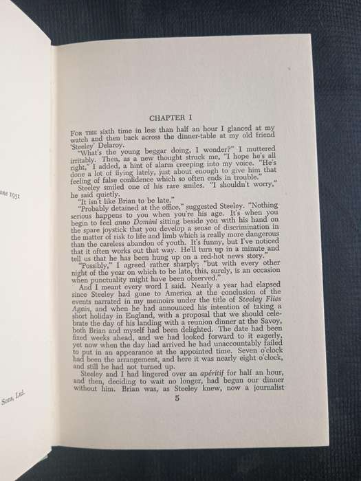 Murder by Air by Captain W E Johns