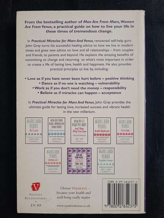 Practical Miracles for Mars and Venus by John Gray