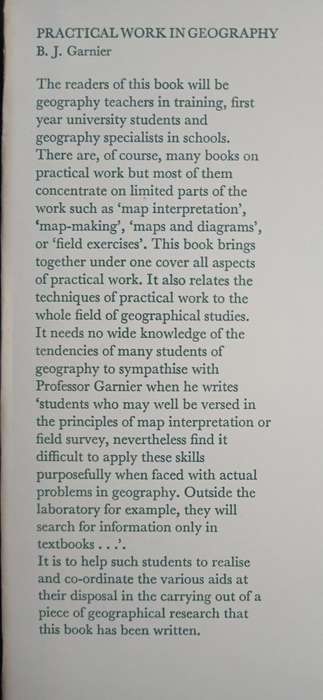 Practical Work in Geography by B J Garnier
