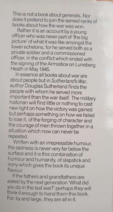 Sutherland's War by Douglas Sutherland