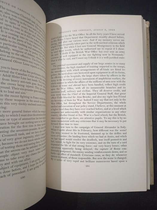 The War Speeches of The RT Hon Winston S Churchill Vol III Compiled by Charles Eade