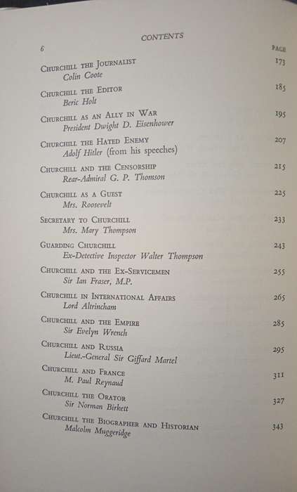 Churchill By His Contemporaries Edited by Charles Eade
