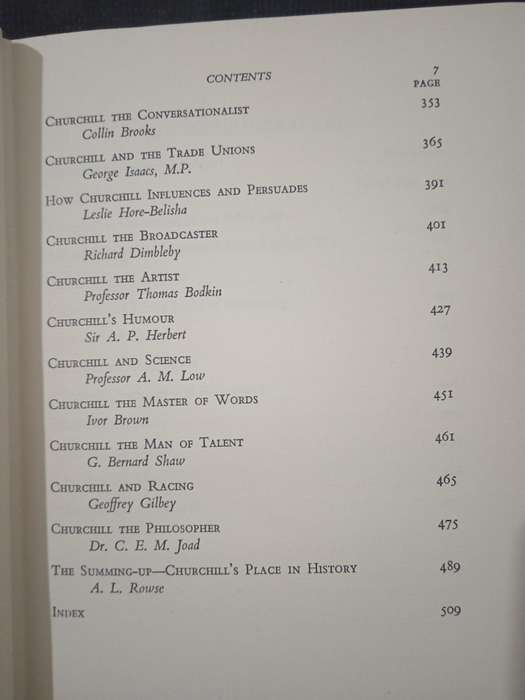Churchill By His Contemporaries Edited by Charles Eade