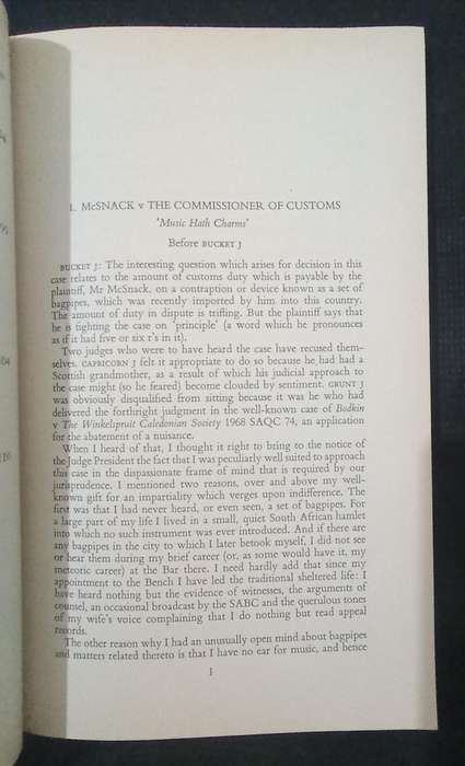 22 Quaint Cases in the South African Law by George Colman