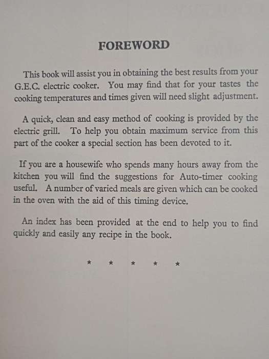G E C Cookery Book Compiled & Edited by Margaret Leader