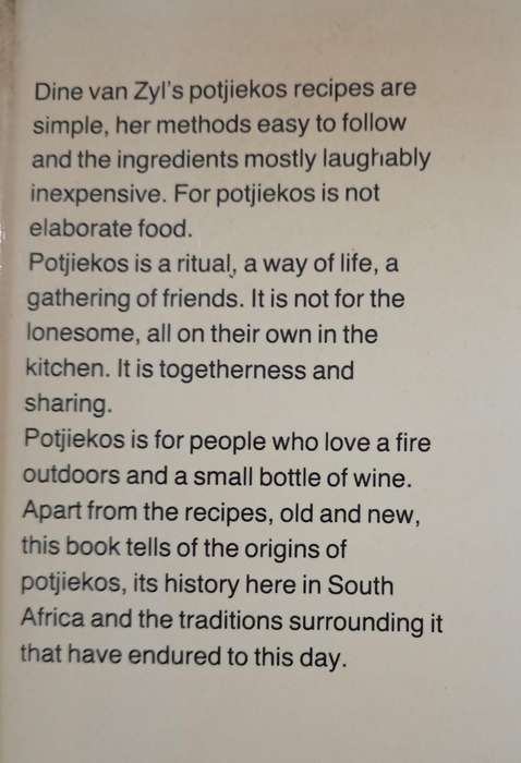 Potjiekos Cookbook by Dine van Zyl