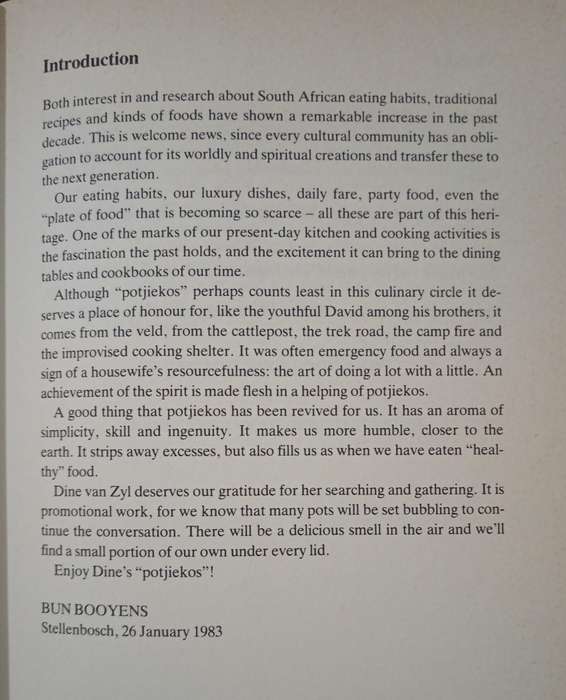 Potjiekos Cookbook by Dine van Zyl