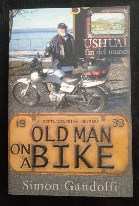 Old Man on a Bike by Simon Gandolfi