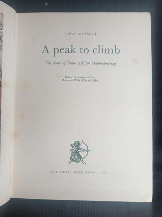 A Peak to Climb by Jose Burman