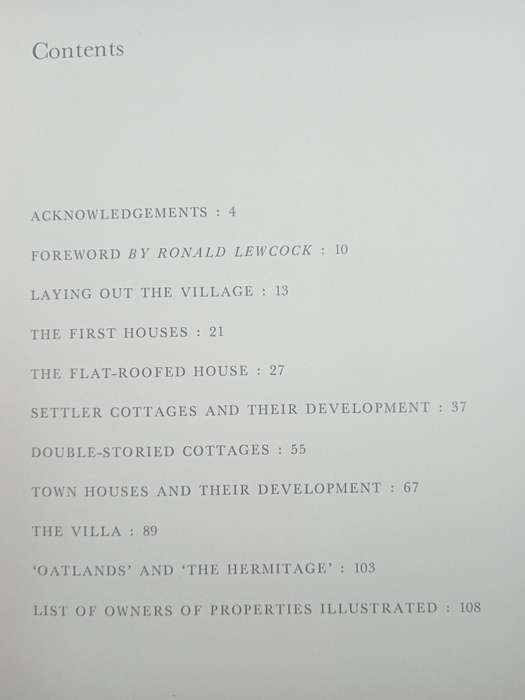 Grahamstown from Cotrtage to Villa by Rex & Barbara Reynolds