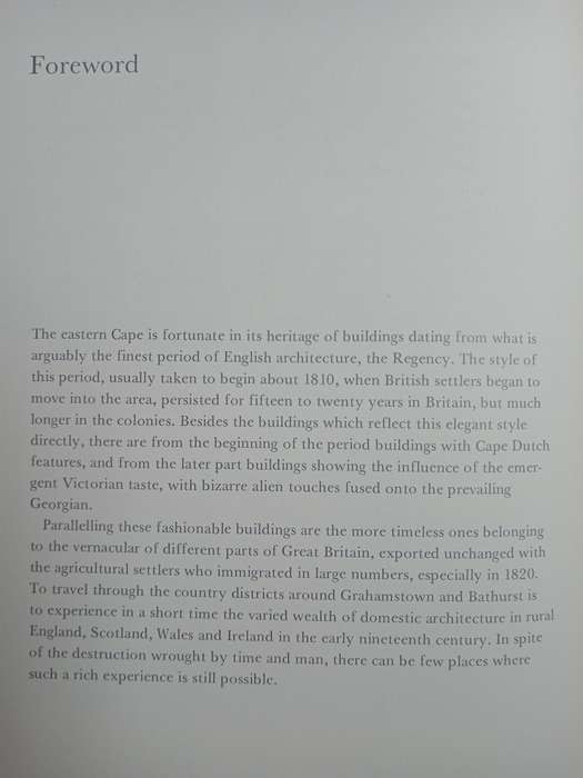 Grahamstown from Cotrtage to Villa by Rex & Barbara Reynolds