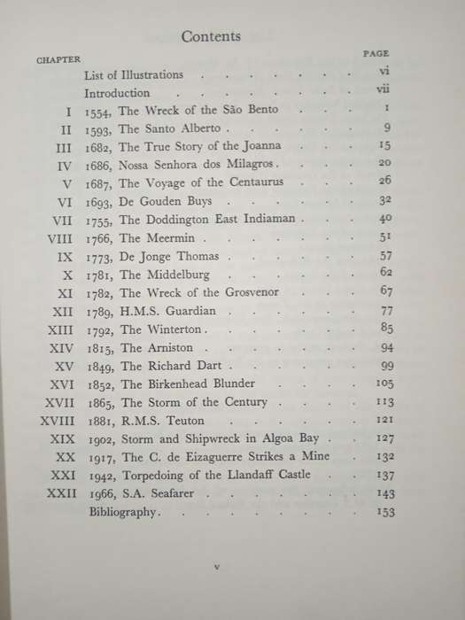 Great Shipwrecks off the Coast of Southern Africa by Jose Burman