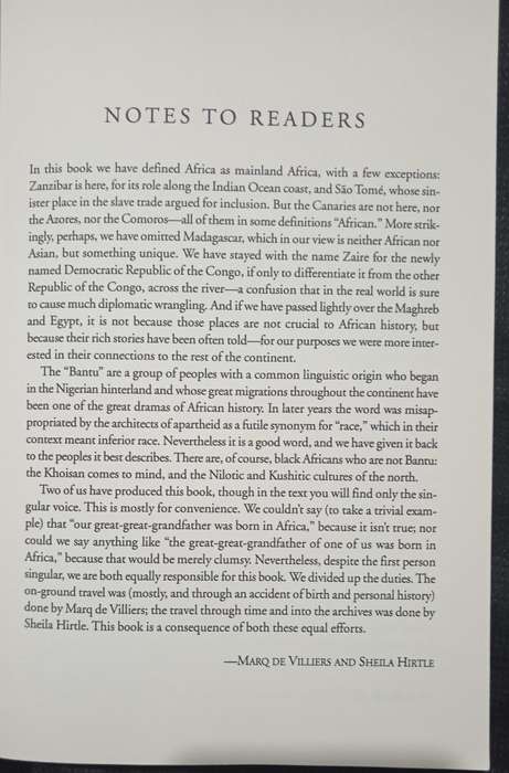 Into Africa by Marq de Villiers & Sheila Hirtle