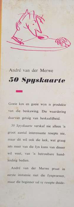 50 Spyskaarte by André vd Merwe