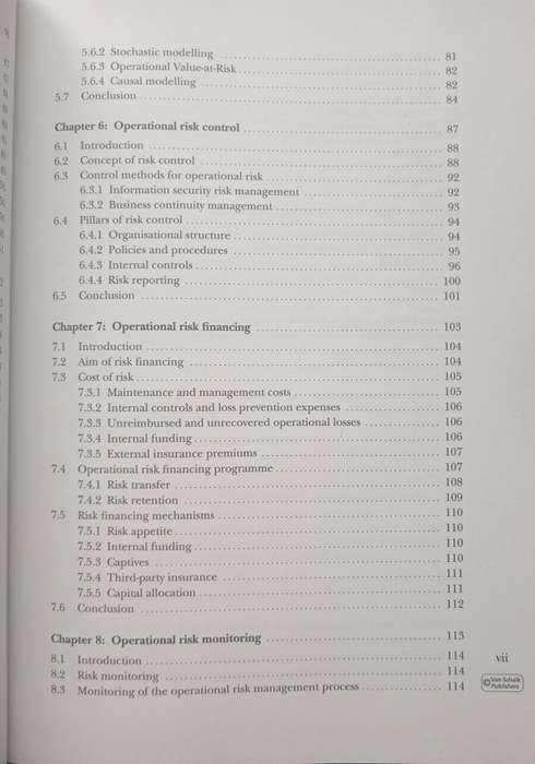 Operational Risk Management by Jackie Young