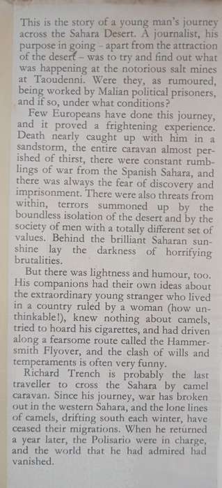Forbidden Sands A Search in the Sahara by Richard Trench