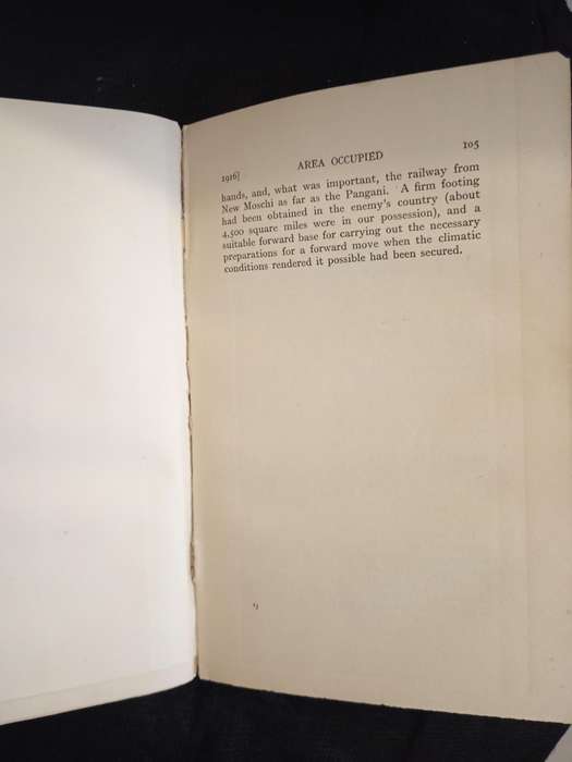 General Smuts' Campaign in East Africa by Brig Gen JHV Crowe CB