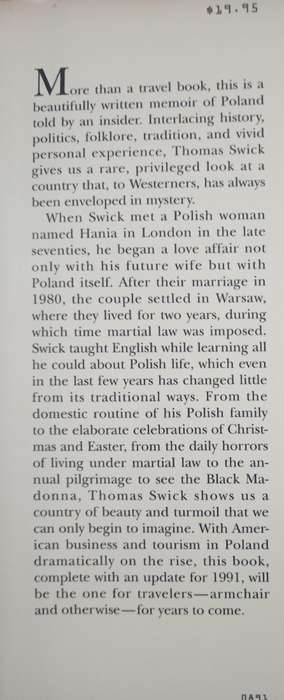 Unquiet Days At Home in Poland by Thomas Swick