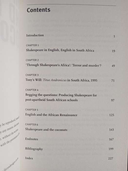 Shakespeare and The Coconuts on Post-Apartheid South African Culture by Natasha Distiller