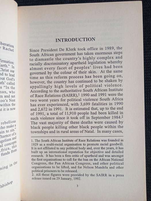 Revolution or Reconciliation? The Struggle in the Church in South Africa by Rachel Tingle