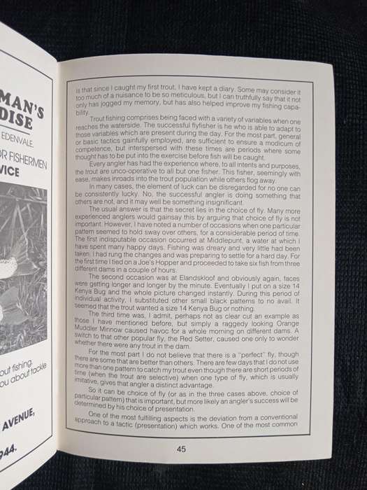 Trout Trails of the Transvaal by Malcolm Meintjes