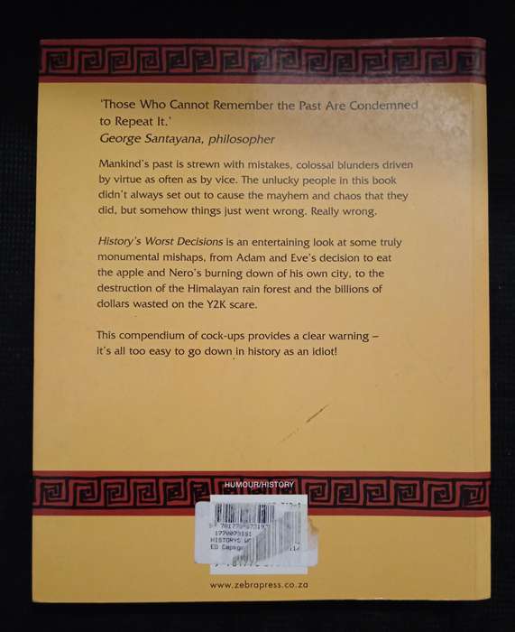 History's Worst Decisions by Stephen Weir