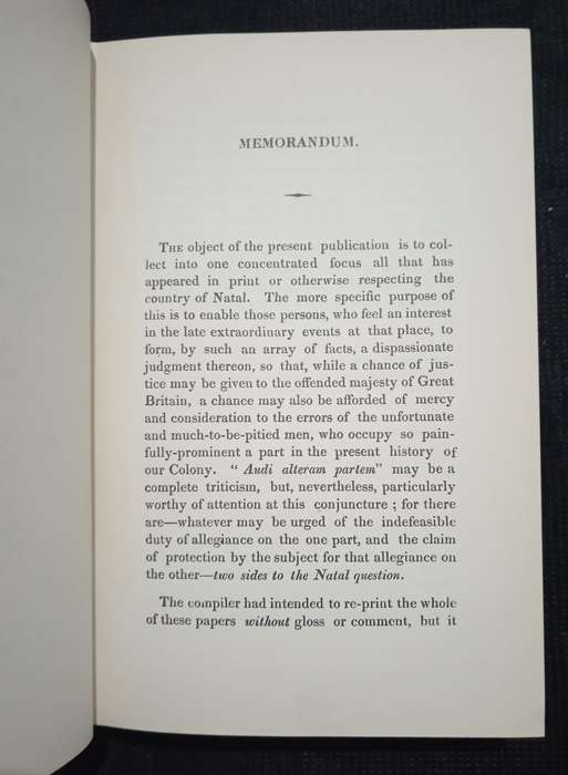 The Natal Papers by John Centlivers Chase