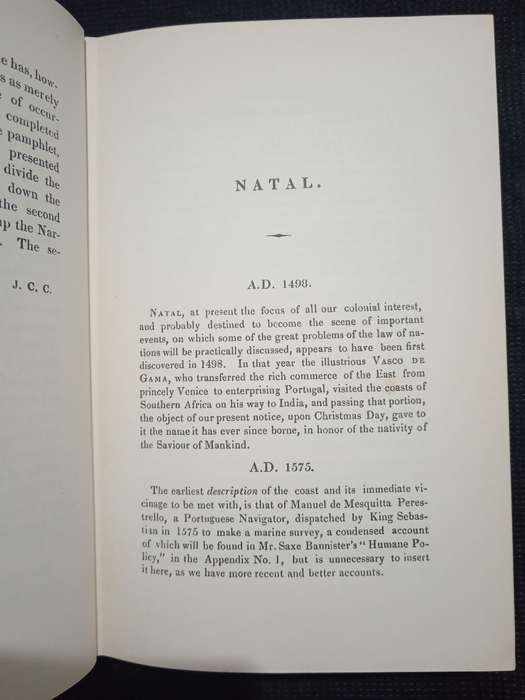 The Natal Papers by John Centlivers Chase