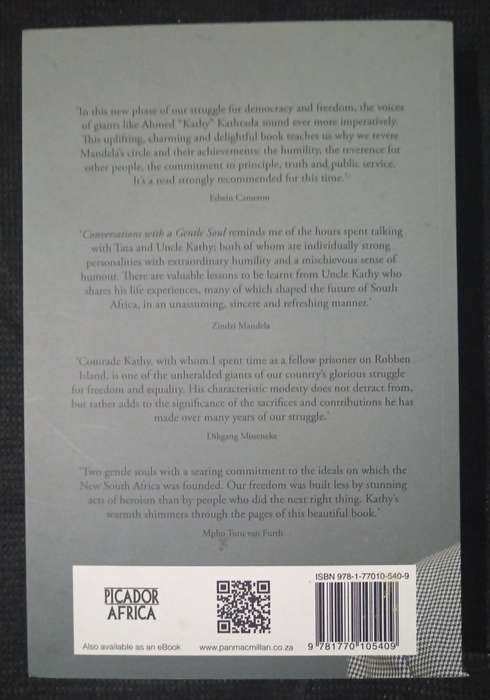 Conversations with a Gentle Soul by Ahmed Kathrada with Sahm Venter