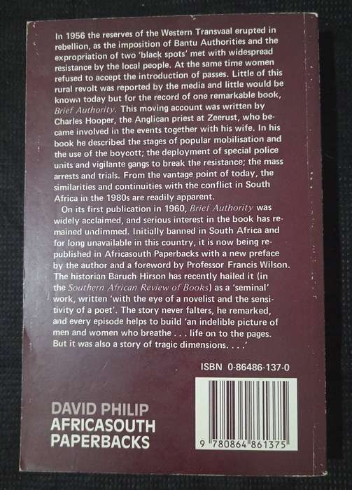 Brief Authority by Charles Hooper