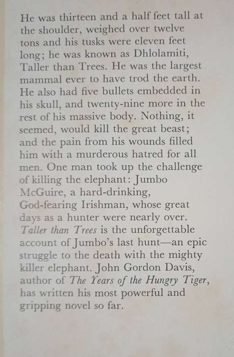 Taller Than Trees by John Gordon Davis