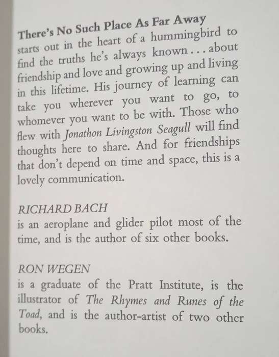 There's No Such Place as Far Away by Richard Bach
