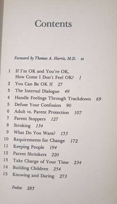 Staying OK by Amy Bjork Harris & Thomas A Harris