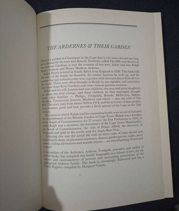 The Ardernes & Their Garden A Family Chronicle by Arderne Tredgold