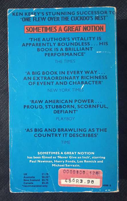 Sometimes a Great Notion by Ken Kesey