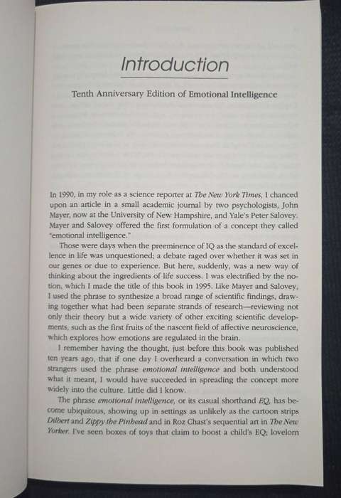 Emotional Intelligence by Daniel Goleman