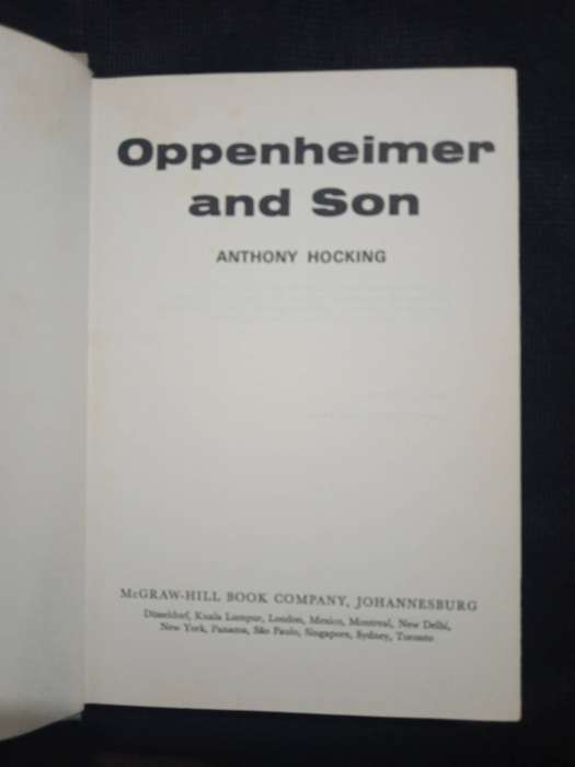 Oppenheimer and Son by Anthony Hocking
