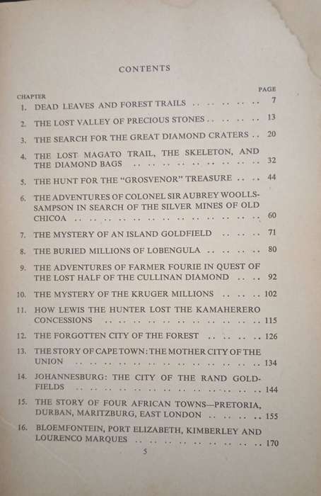 The Seven Lost Trails of Africa by Hedley A Chilvers