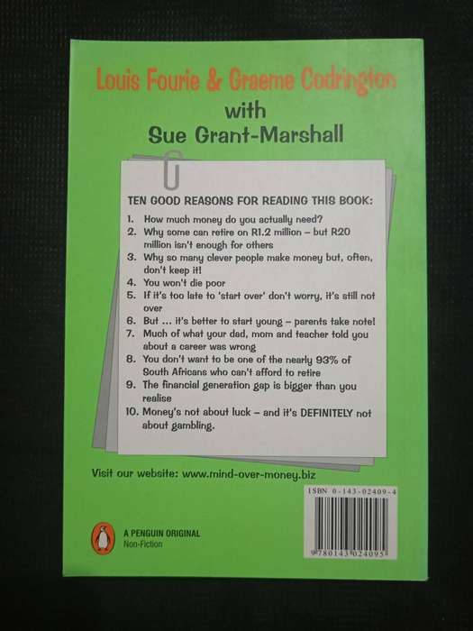 Mind Over Money by Louis Fourie & Graeme Codrington with Sue Grant-Marshall