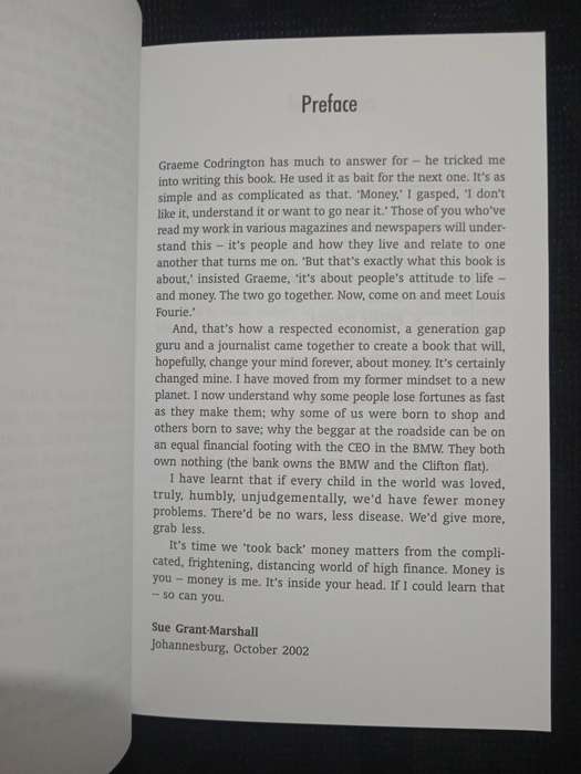 Mind Over Money by Louis Fourie & Graeme Codrington with Sue Grant-Marshall