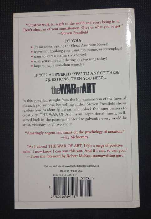 The War of Art by Steven Pressfield