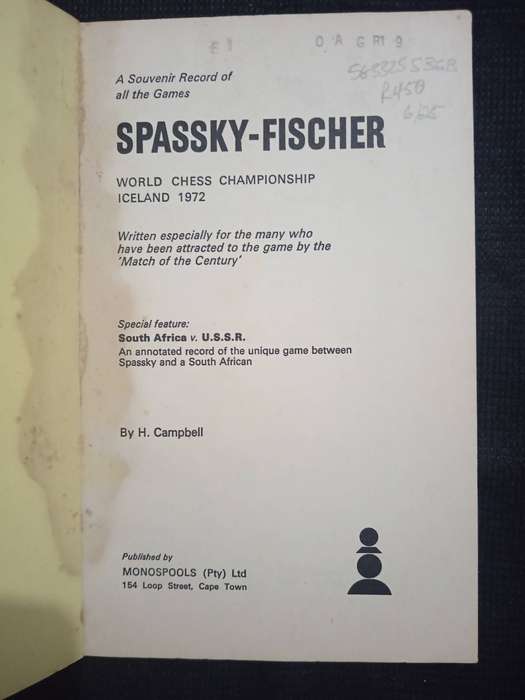 Spassky-Fischerby H Campbell