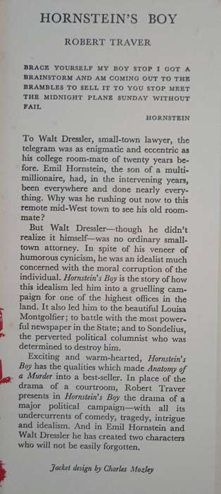 Hornstein's Boy by Robert Traver