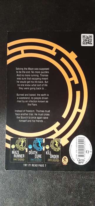 The Scorch Trials by James Dashner (Book 2 in the Maize Runner series)