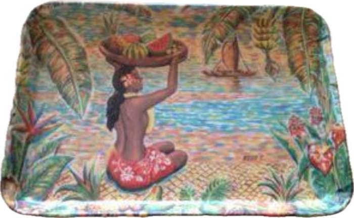 island heritage honolulu hawaii tray