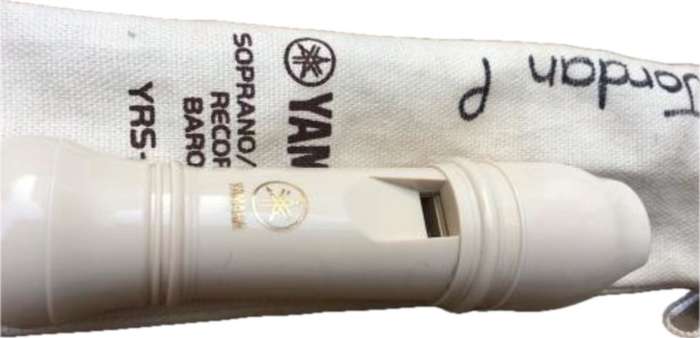 vintage yamaha soprano recorder baroque YRS-24B flute