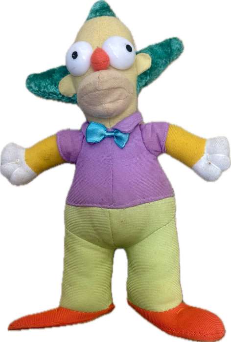 The Simpsons  plush doll of Krusty the clown